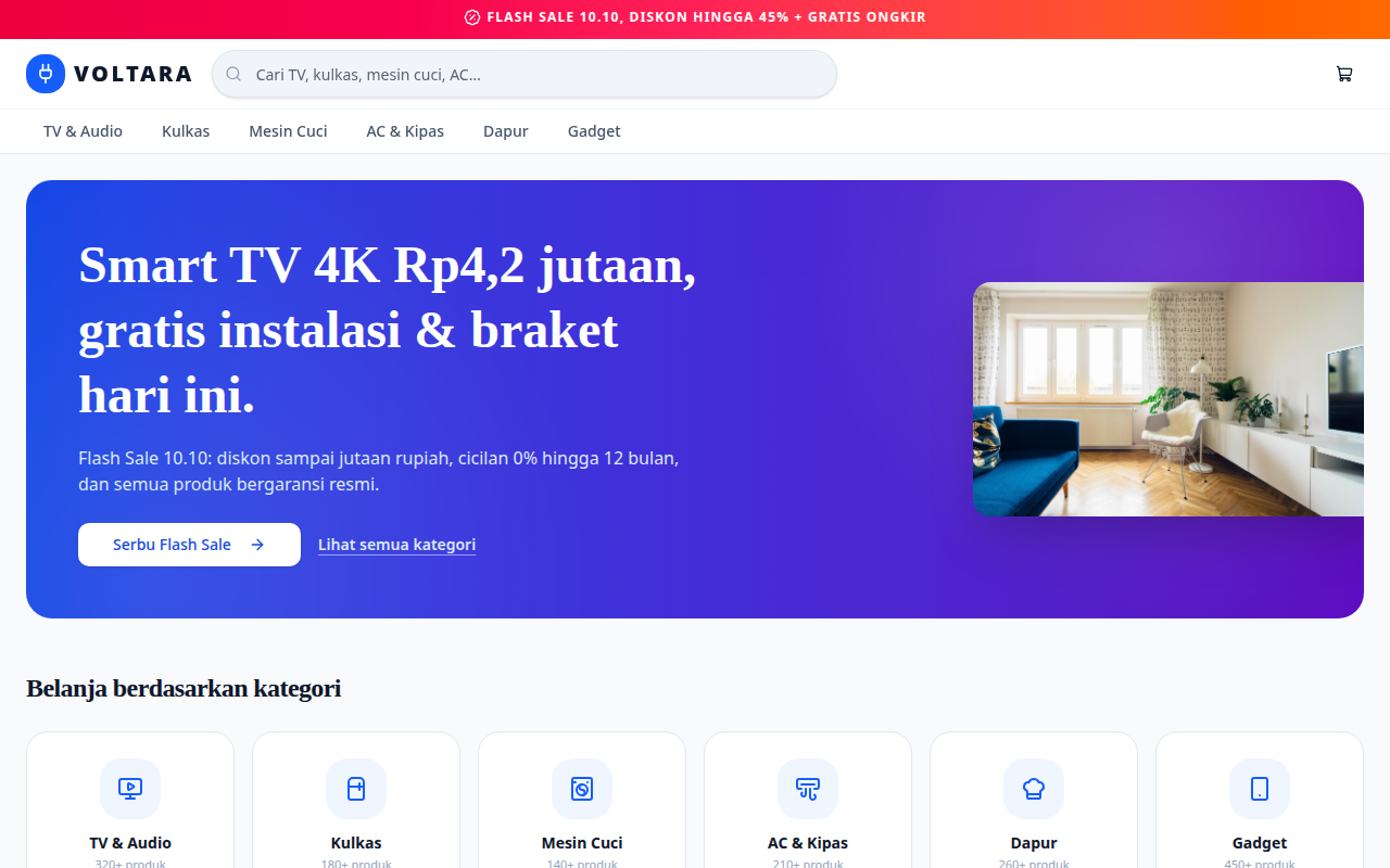 Screenshot VOLTARA